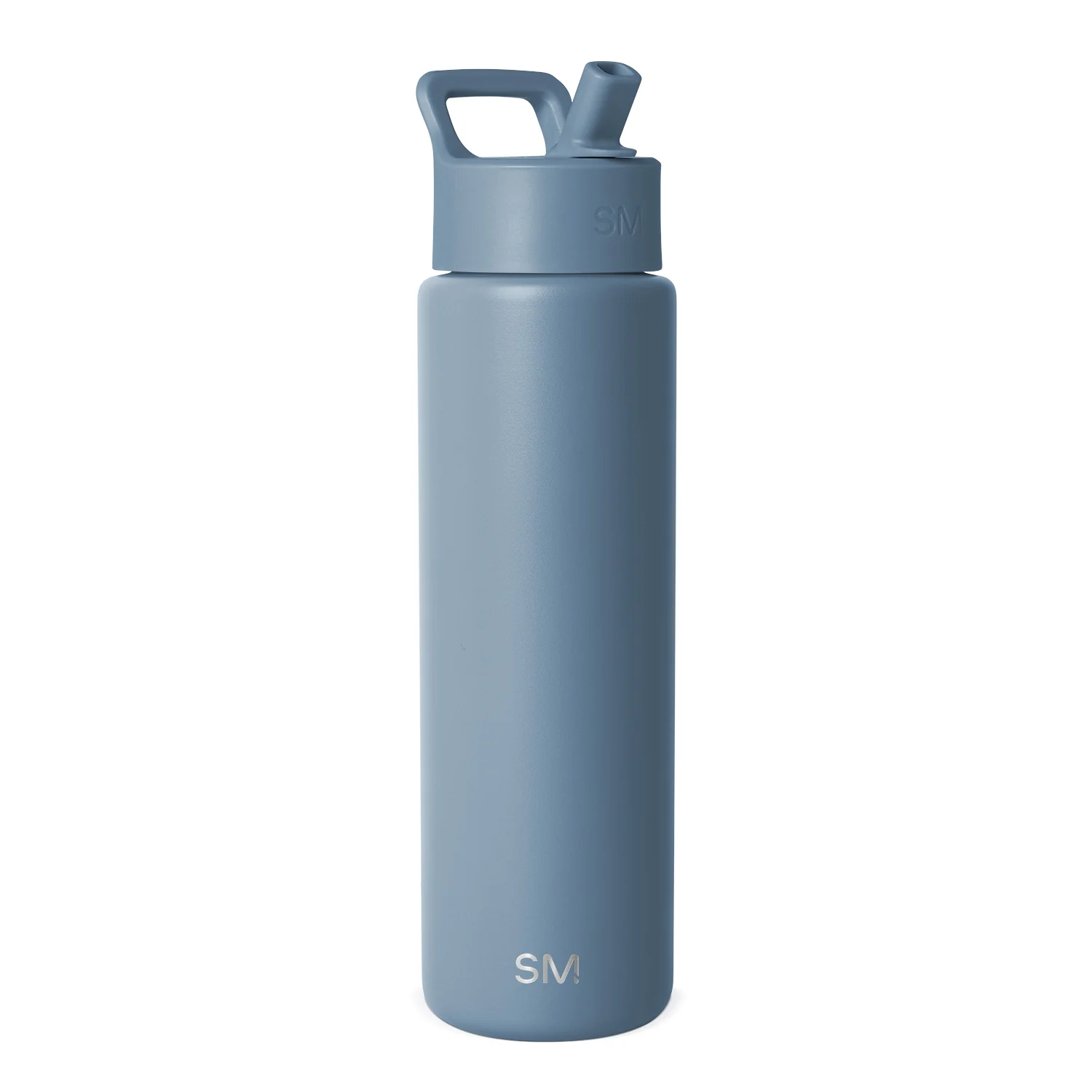 Simple Modern Summit Water Bottle with Straw Lid - 30oz Blue Dune
