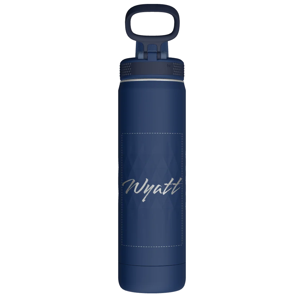 Takeya Sport Water Bottle - 22oz Indigo Spout - Model 51316-TAKEYA-SPORT-WATER-BOTTLE-CUSTOMIZED-195-22OZ-INDIGO-SPOUT