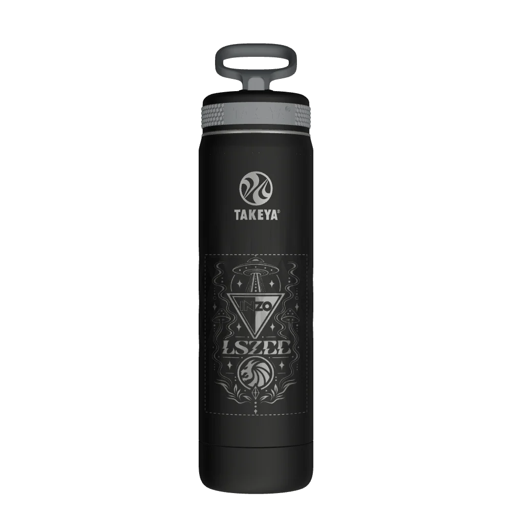 Takeya Sport Water Bottle - 22oz Obsidian Straw
