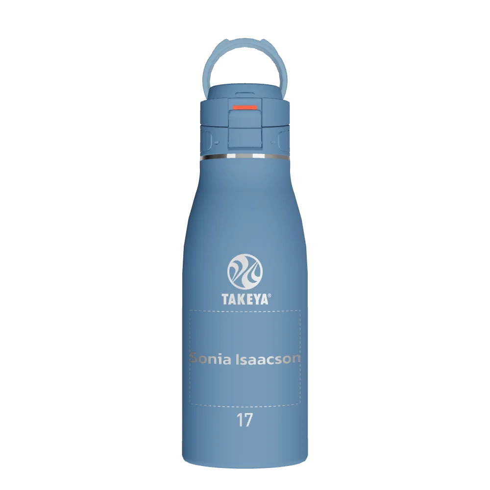 Takeya Traveler Leakproof Coffee Mug - 17oz Bluestone - Model 51286-TAKEYA-TRAVELER-LEAKPROOF-COFFEE-MUG-CUSTOMIZED-53-17OZ-BLUESTONE