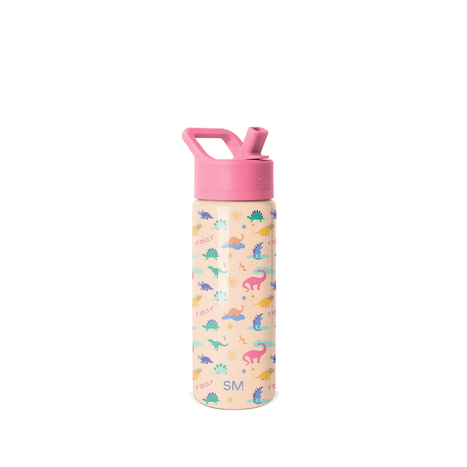 Simple Modern Summit Kids Water Bottle with Straw Lid - 18oz Dinosaura