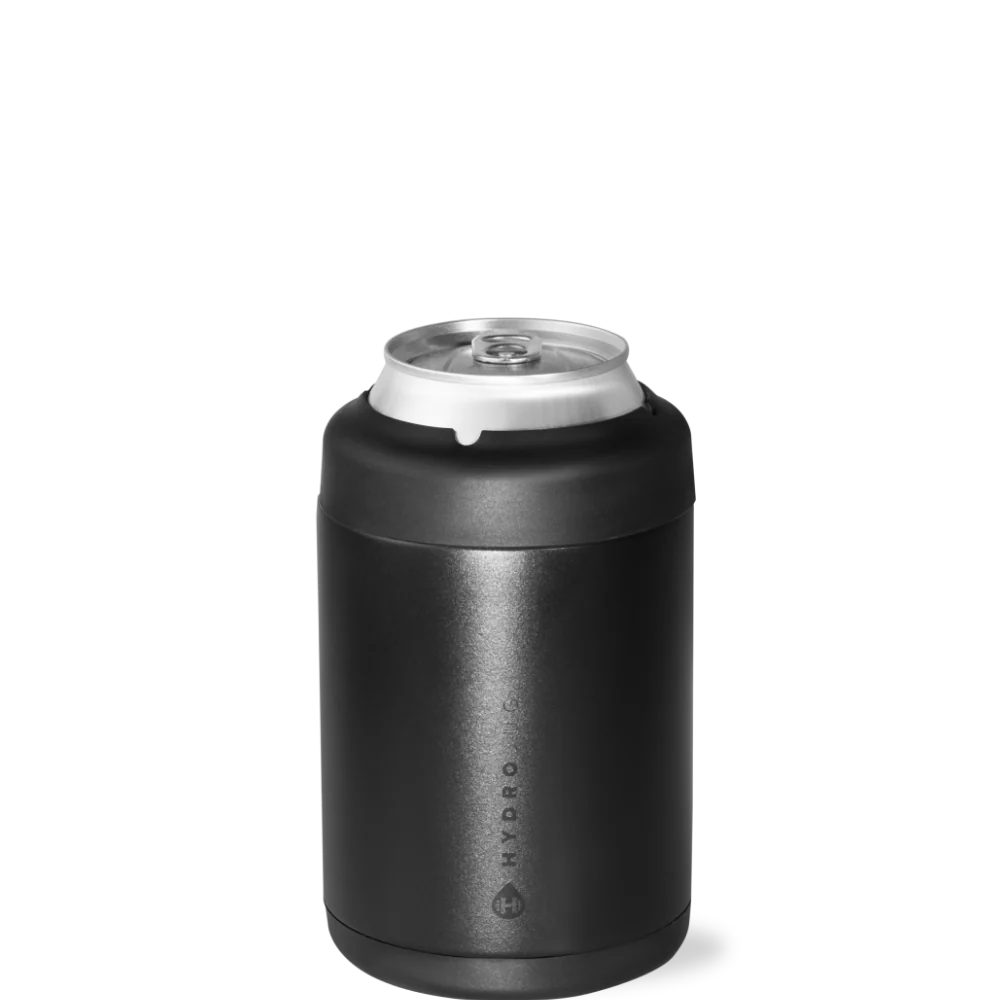 HydroJug Black - 12 oz Standard Can Cooler