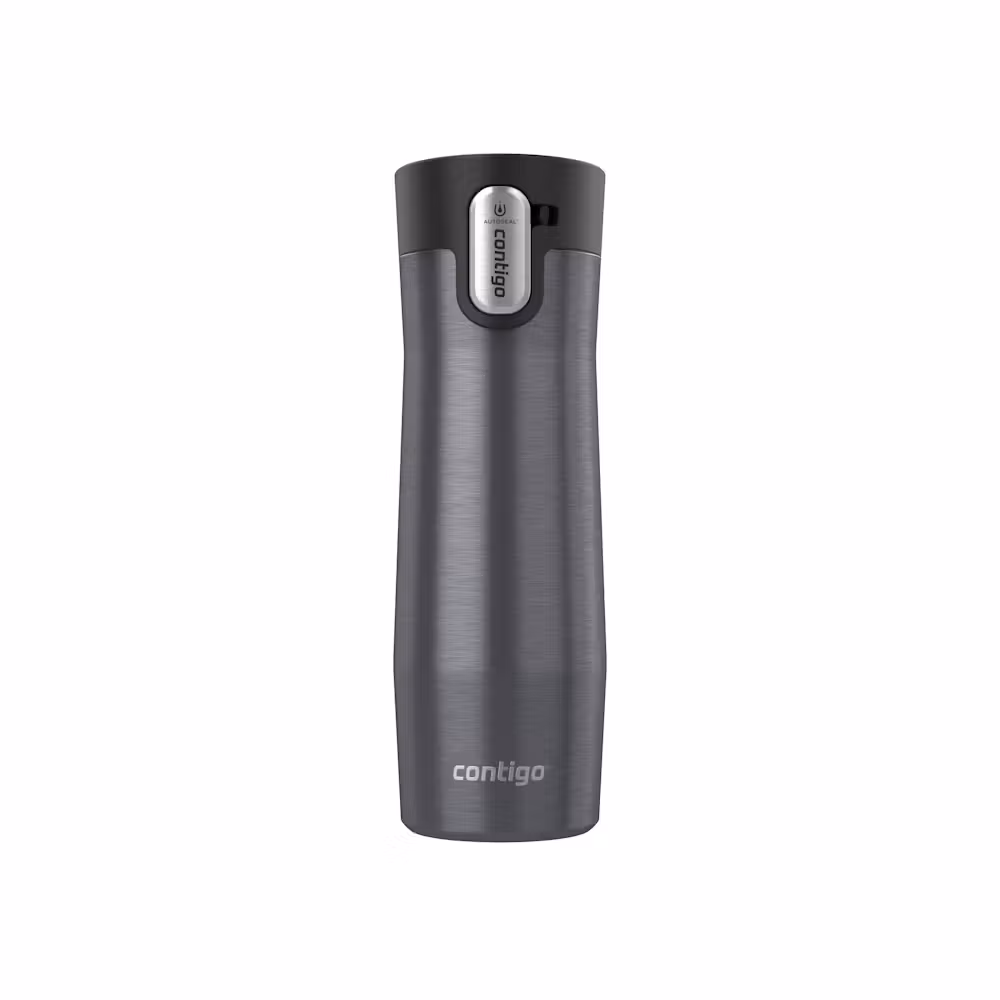 Contigo AUTOSEAL® West Loop Vacuum-Insulated Stainless Steel Travel Mug with Easy-Clean Lid, 20 oz - Transparent Sake