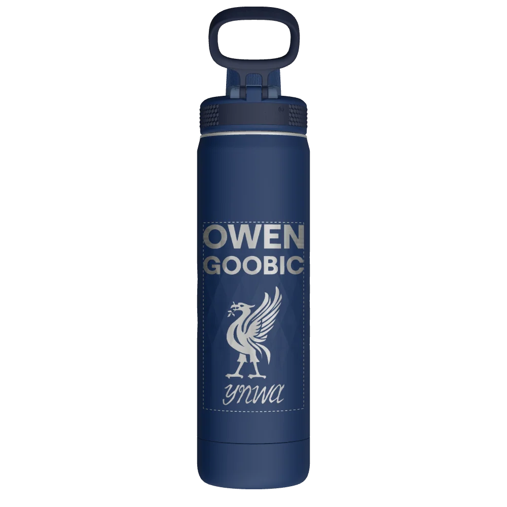 Takeya Sport Water Bottle - 22oz Indigo Spout - Model 51316-TAKEYA-SPORT-WATER-BOTTLE-CUSTOMIZED-36-22OZ-INDIGO-SPOUT