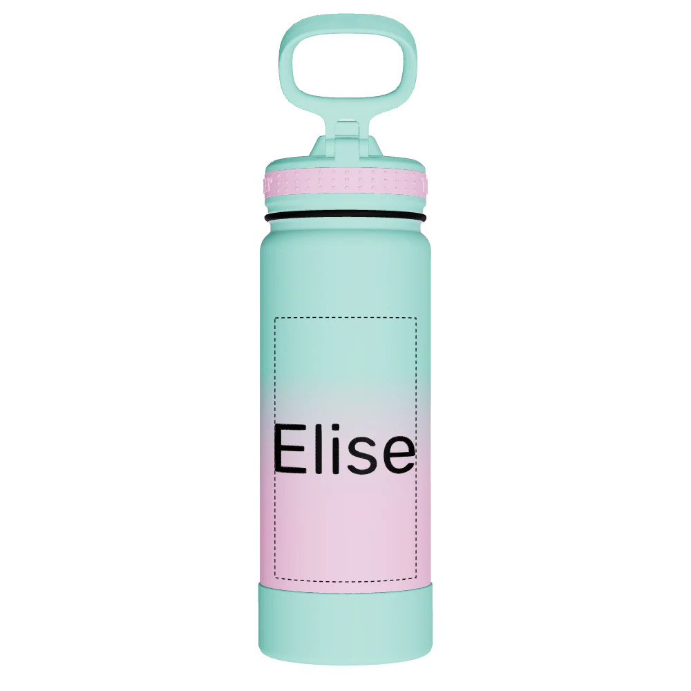 Takeya Actives Water Bottle With Straw Lid - 18oz Ombre Dream - Model 51392-TAKEYA-ACTIVES-WATER-BOTTLE-WITH-STRAW-LID-CUSTOMIZED-111-18OZ-OMBRE-DREAM