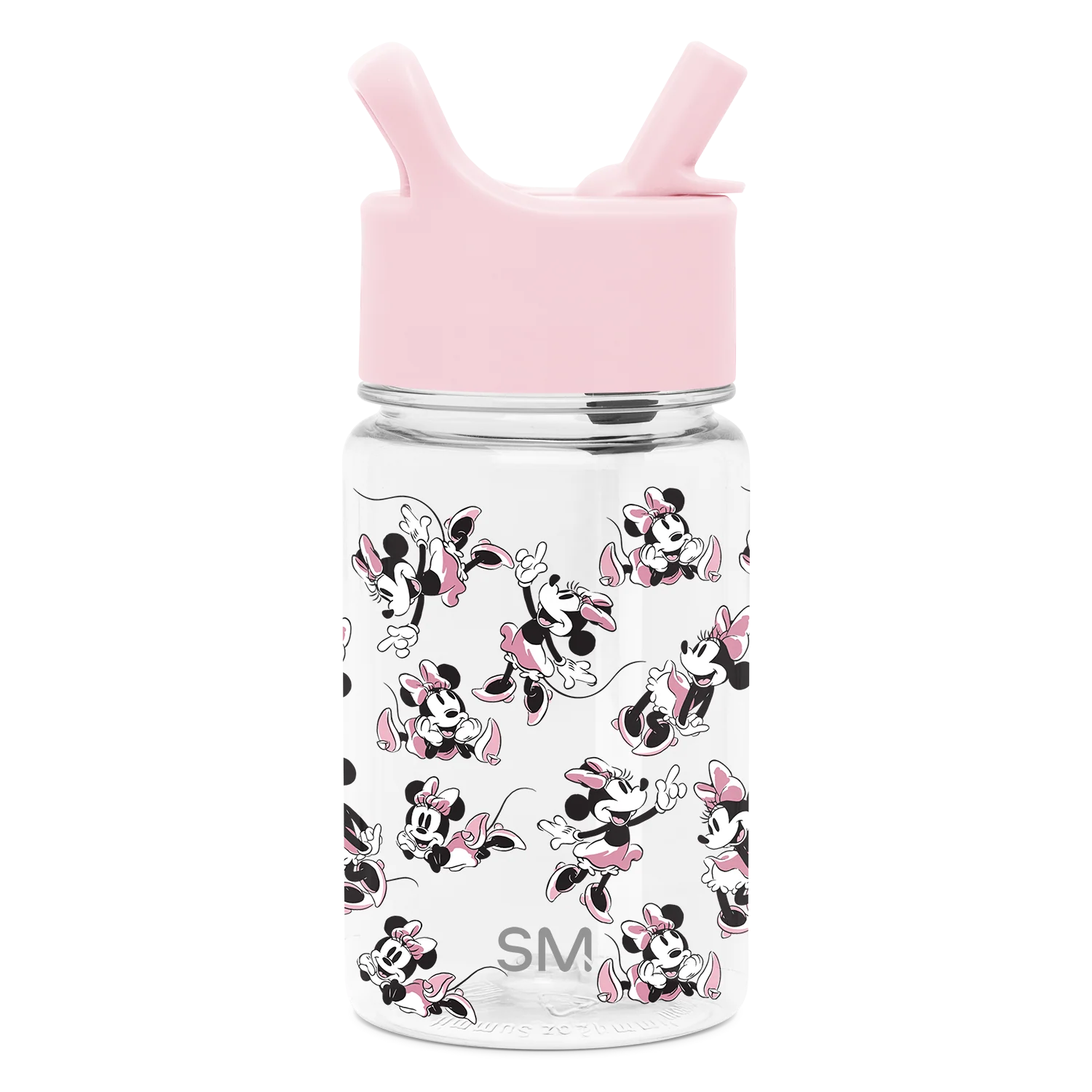 Simple Modern Summit Kids Plastic Water Bottle with Straw Lid - 12oz Minnie Mouse Retro