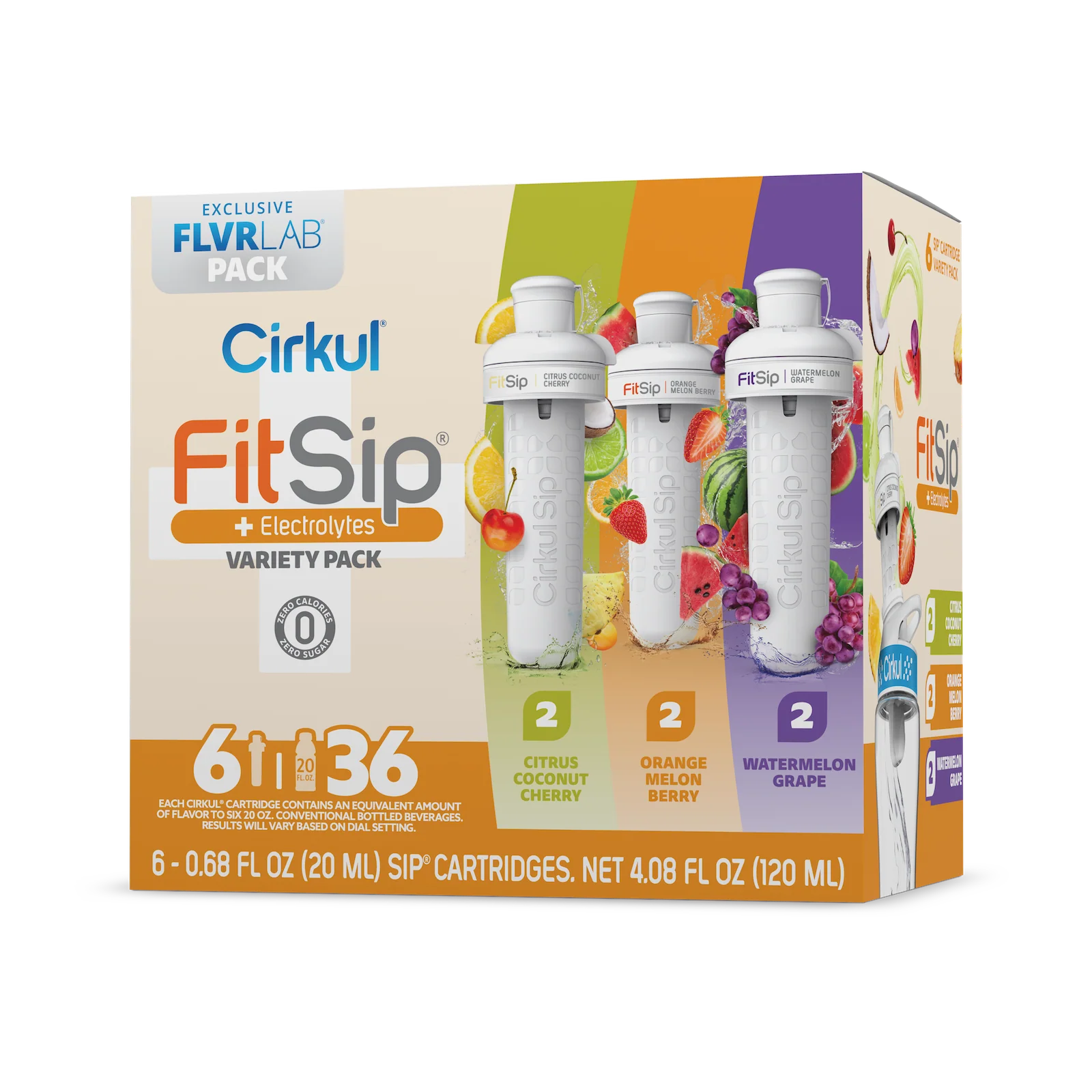 Cirkul FitSip® 6-Pack Variety Pack - Model MP6PKFIT03-US