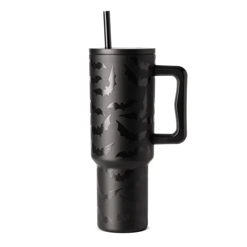 Simple Modern Trek Tumbler - 40oz Bat Skeletons