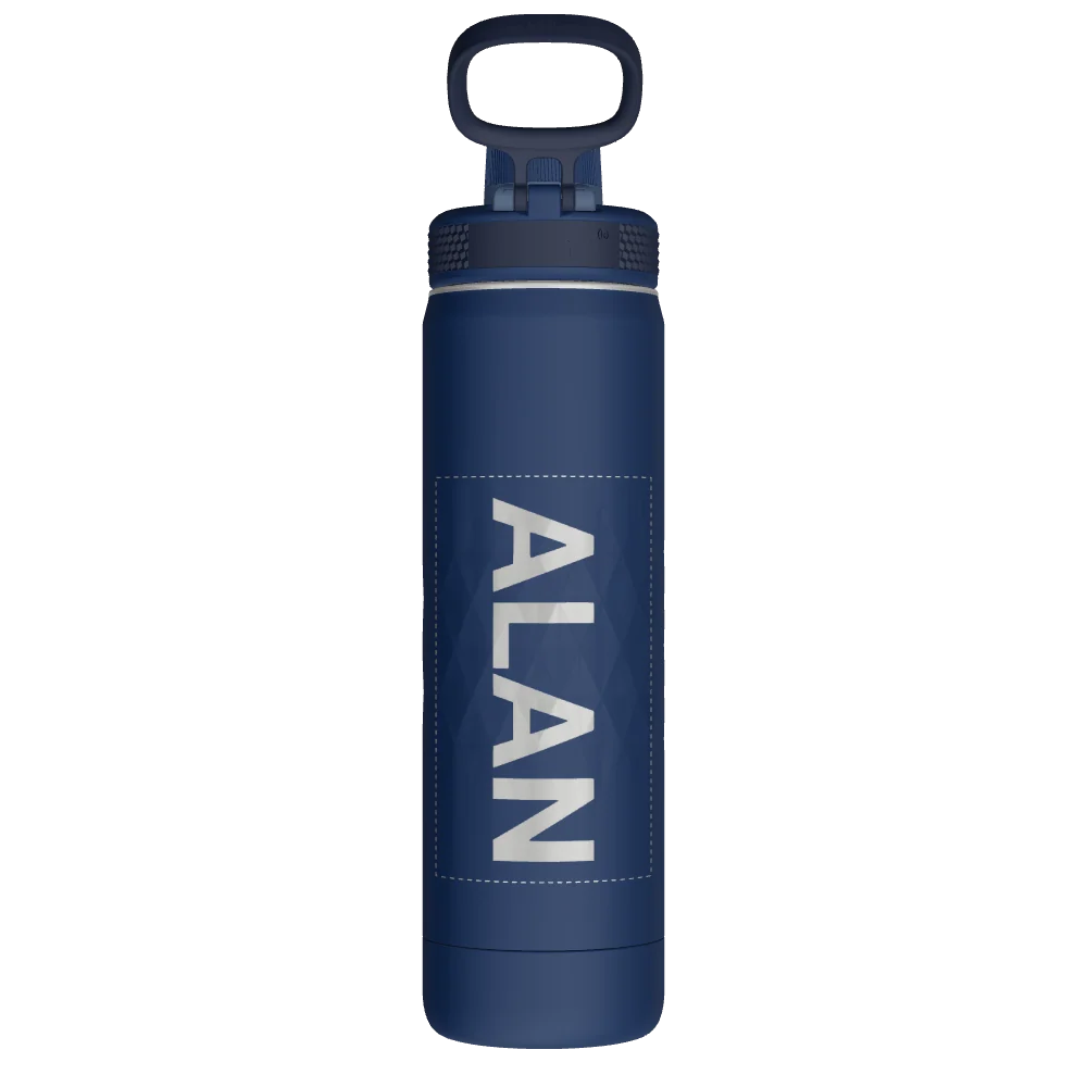 Takeya Sport Water Bottle - 22oz Indigo Spout - Model 51316-TAKEYA-SPORT-WATER-BOTTLE-CUSTOMIZED-268-22OZ-INDIGO-SPOUT