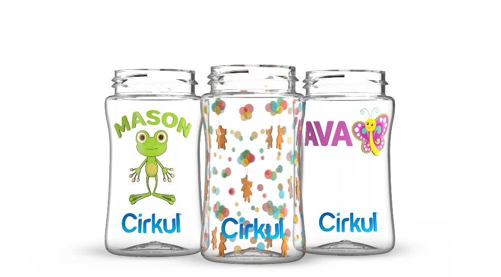 Cirkul Custom 12oz. Plastic Bottle & Comfort Grip Lid