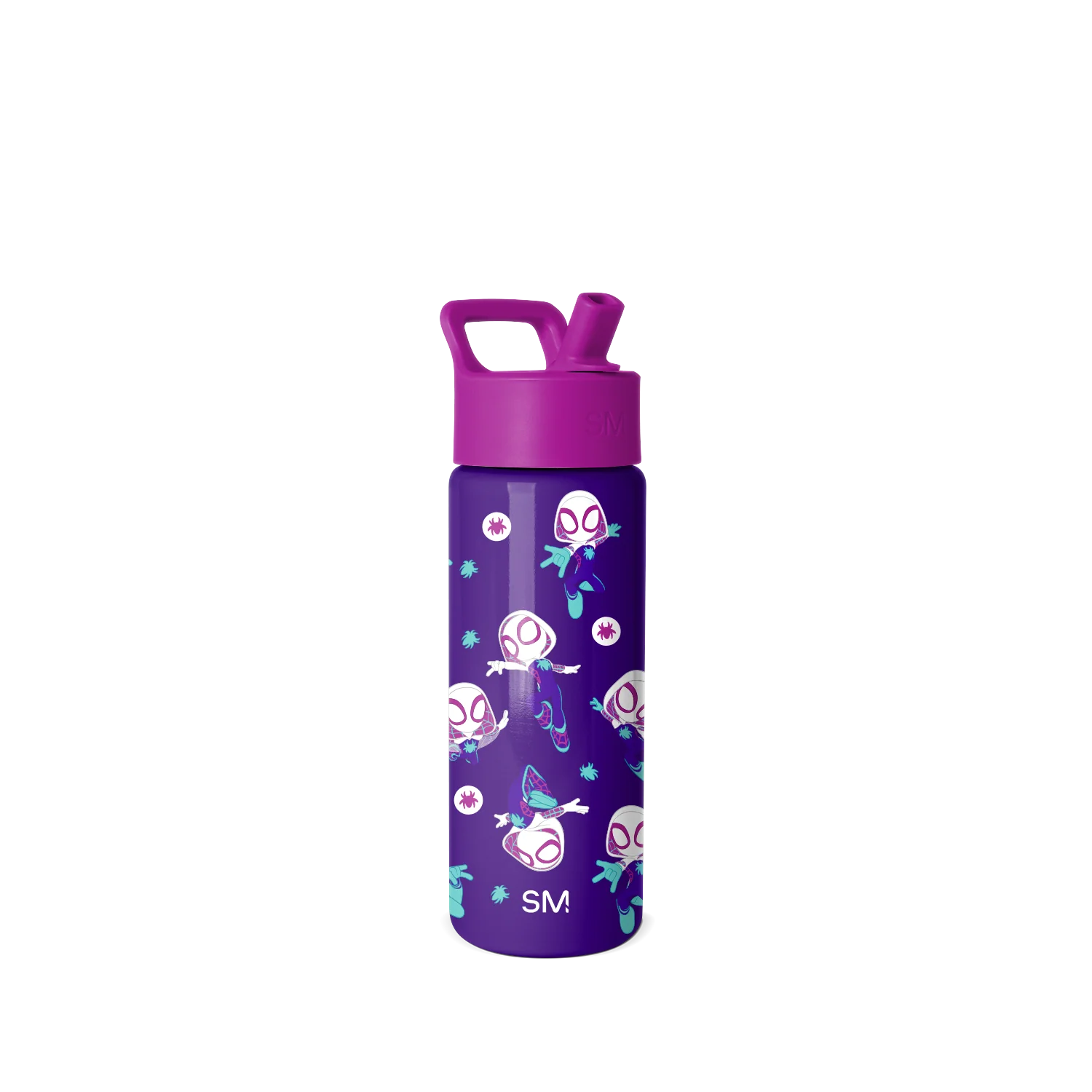 Simple Modern Summit Kids Water Bottle with Straw Lid - 18oz Spider Gwen