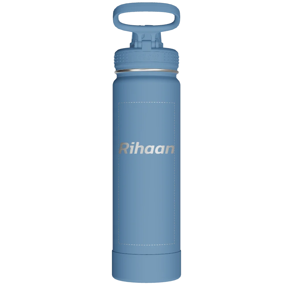 Takeya Actives Water Bottle With Spout Lid - 22oz Bluestone - Model 50292-TAKEYA-ACTIVES-WATER-BOTTLE-WITH-SPOUT-LID-CUSTOMIZED-217-22OZ-BLUESTONE