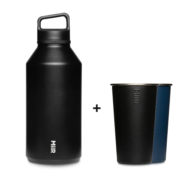 MiiR 64oz WM Bottle + 2x Pint Cups