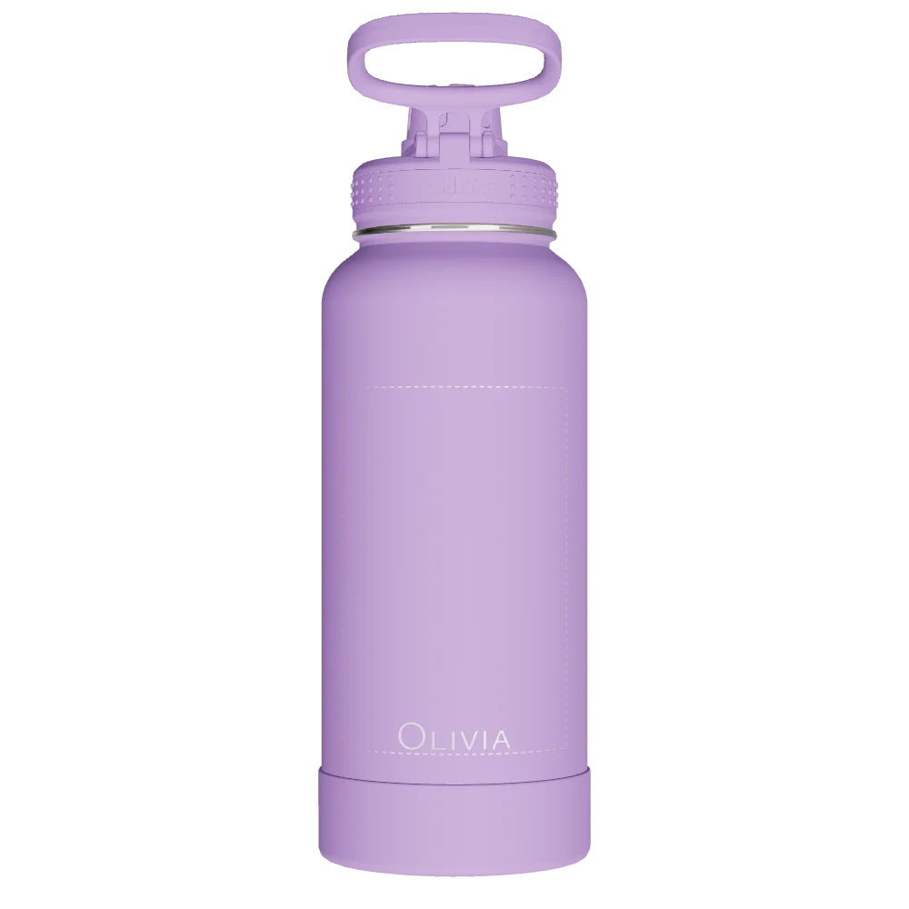 Takeya Actives Water Bottle With Spout Lid - 32oz Lilac - Model 51178-TAKEYA-ACTIVES-WATER-BOTTLE-WITH-SPOUT-LID-CUSTOMIZED-240-32OZ-LILAC