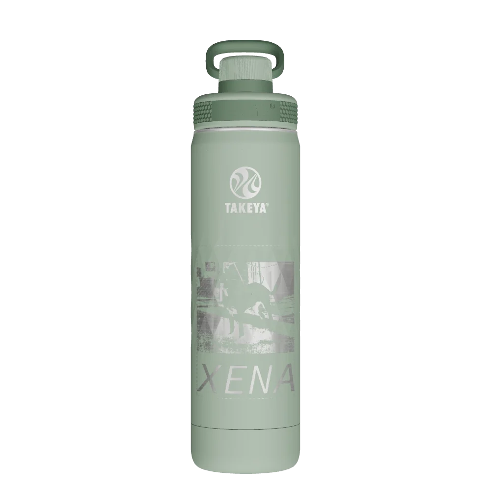 Takeya Sport Water Bottle - 22oz Eucalyptus Spout - Model 51318-TAKEYA-SPORT-WATER-BOTTLE-CUSTOMIZED-113-22OZ-EUCALYPTUS-SPOUT