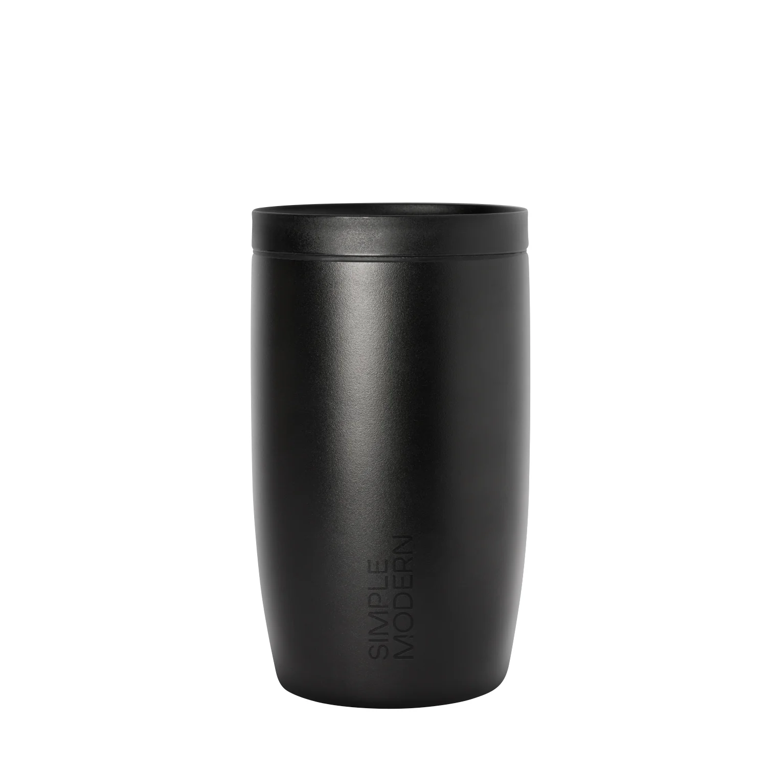 Simple Modern Voyager Tumbler - Signature - 12oz Midnight Black