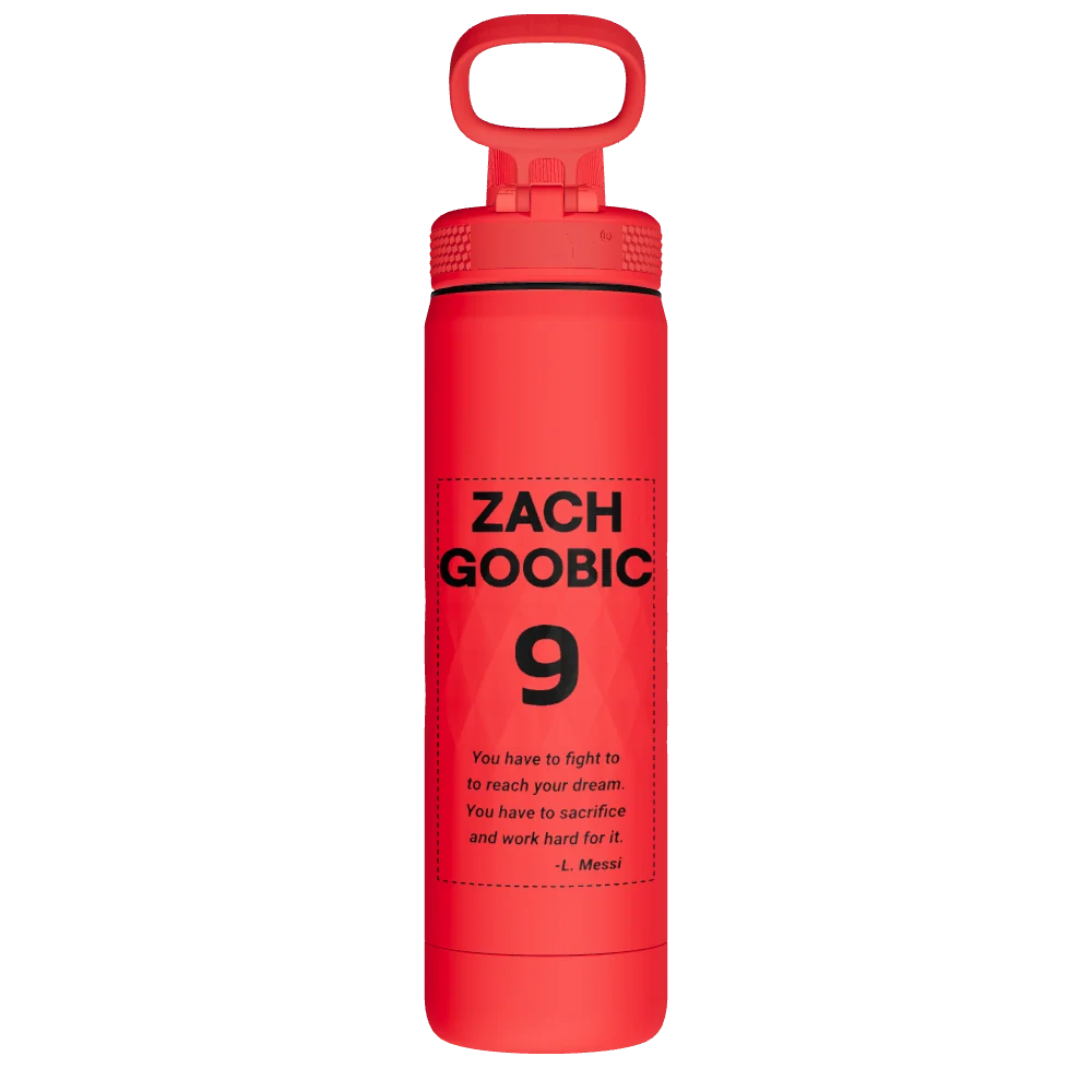 Takeya Sport Water Bottle - 22oz Crimson Spout - Model 51317-TAKEYA-SPORT-WATER-BOTTLE-CUSTOMIZED-39-22OZ-CRIMSON-SPOUT