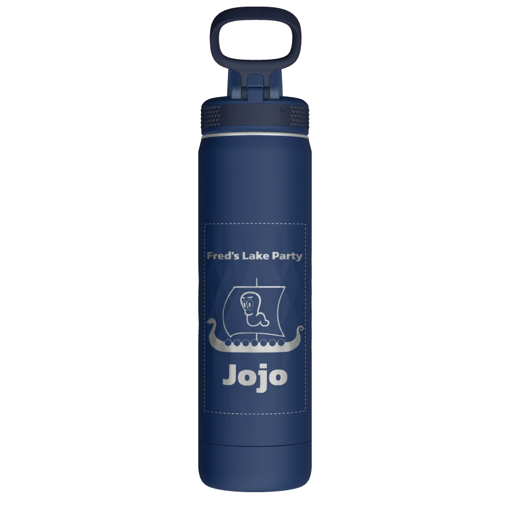 Takeya Sport Water Bottle - 22oz Indigo Spout - Model 51316-TAKEYA-SPORT-WATER-BOTTLE-CUSTOMIZED-223-22OZ-INDIGO-SPOUT
