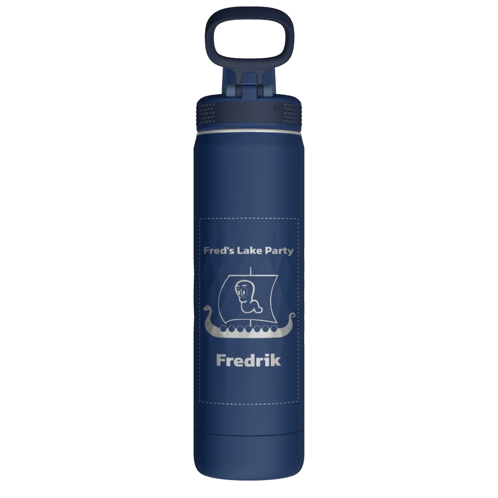 Takeya Sport Water Bottle - 22oz Indigo Spout - Model 51316-TAKEYA-SPORT-WATER-BOTTLE-CUSTOMIZED-231-22OZ-INDIGO-SPOUT