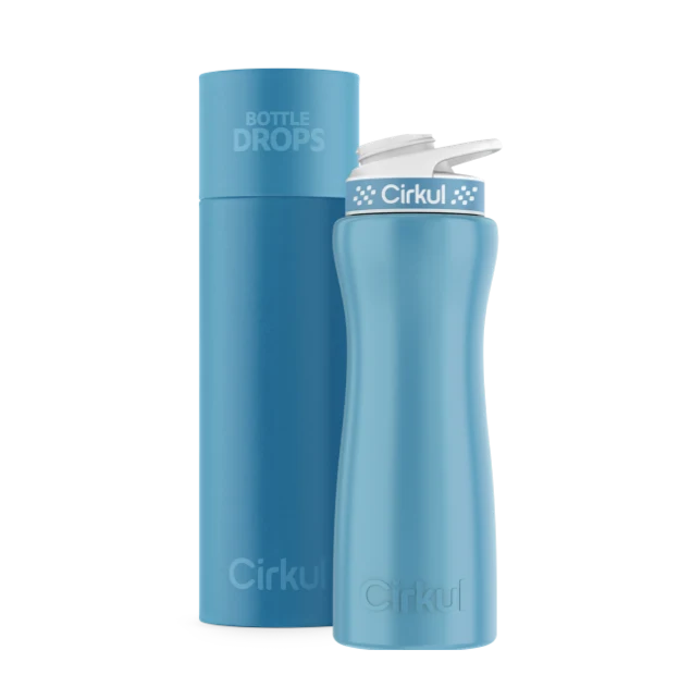 Cirkul Limited Edition: 22oz. Wind Stainless Steel Bottle & Lid